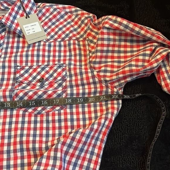 James Campbell Shirt Mens Medium Pearl Snap Western Cowboy Rancher Rodeo. - Picture 9 of 11